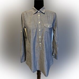 J. Crew Popover Long Sleeve Tunic size S